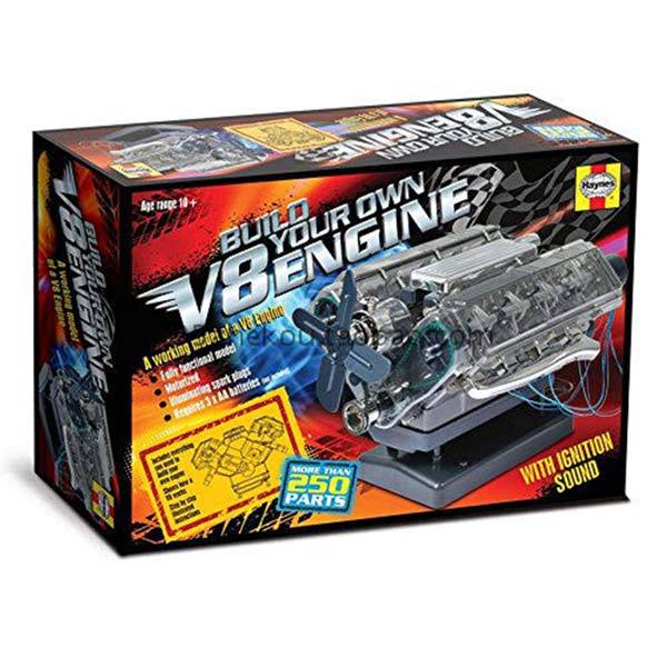 MOLVUS Kit de moteur V8 FS-V800 28 cc Nitro – Construisez votre propre moteur V8, moteur V8 refroidi à l'eau 1/10 à quatre temps qui fonctionne avec MOLVUS Kit de moteur V8 FS-V800 28 cc Nitro – Construisez votre propre moteur V8, moteur V8 refroidi à l'eau 1/10 à quatre temps qui fonctionne avec