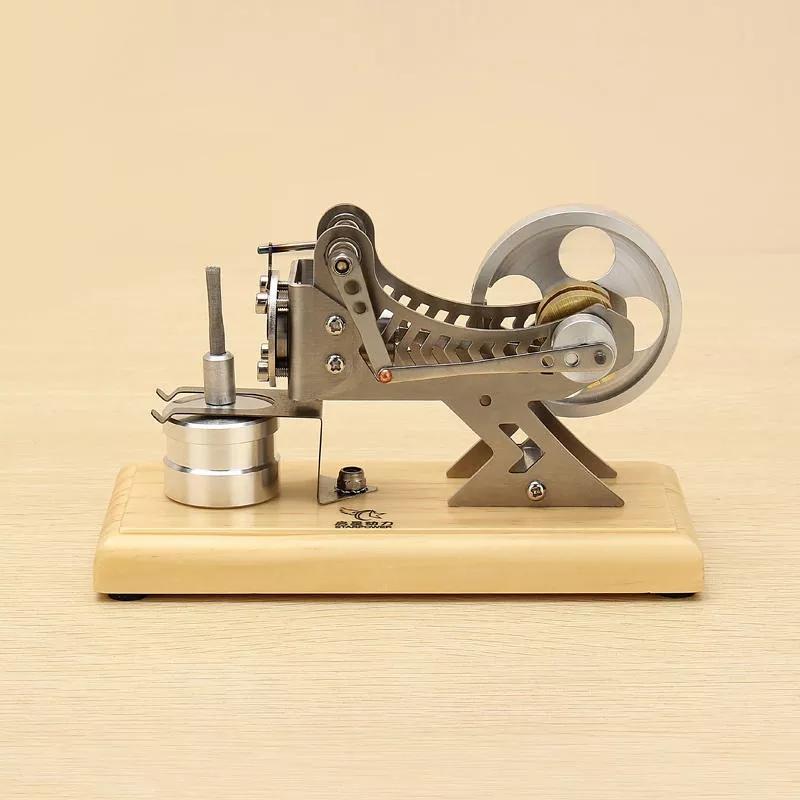 Vacuum Engine Flame Licker Engine Flame Eater Engine Motor Model with Wood Base - Enginediy - enginediy