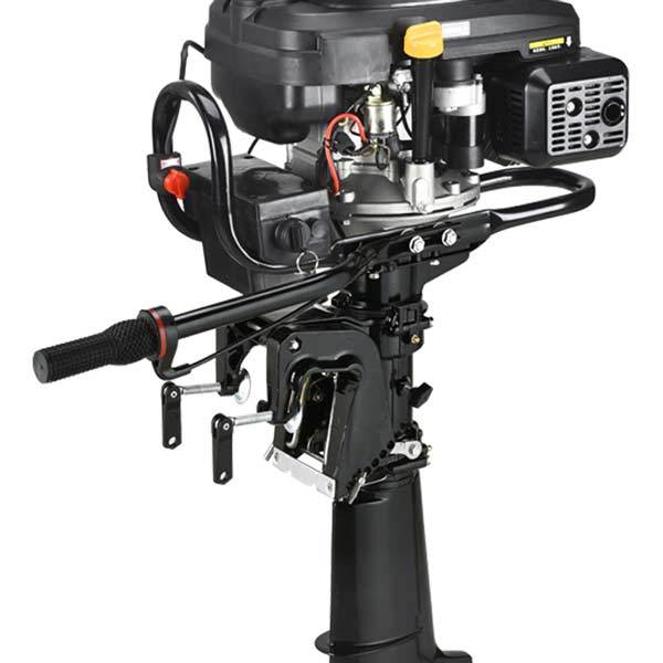 Outboard Motors, 4 Stroke 7.5Hp 196cc Air-cooled Boat Engine Outboard Boat Motor - enginediy