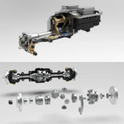 CAPO CUB2 1/18 Electric RC Car Simulation Metal 4WD Off-road Climbing Car Model KIT - EngineDIY