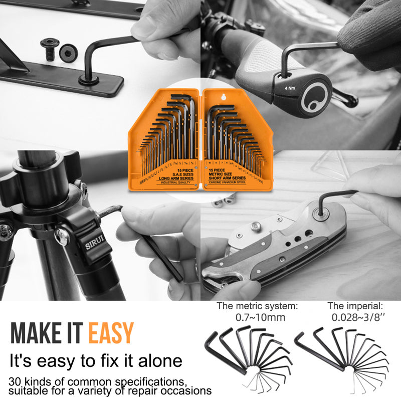 Engine Tools 5 Sets Precision Magnetic Screwdriver Electric Screwdriver Allen Wrench Adjustable Torque Wrench Tachometer Measuring Instrument DIY Tools Sets - EngineDIY