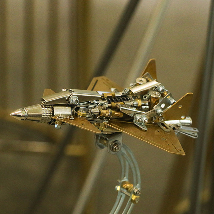 286Pcs 3D Metal J-20 Fighter Model Kits DIY Assembly Mechanical Crafts