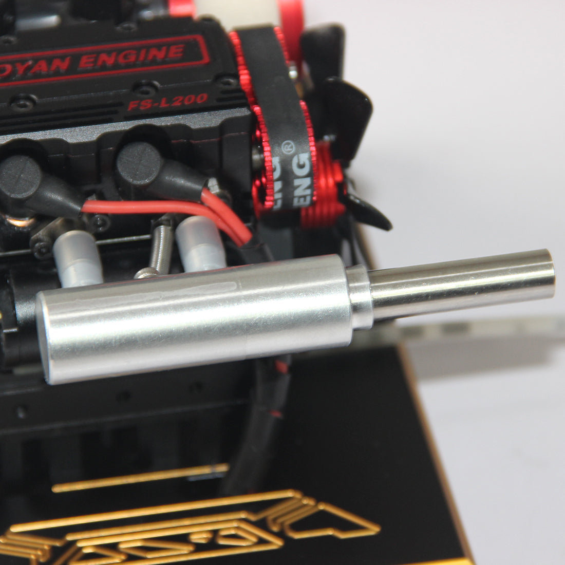 Silencieux d'échappement pour moteur Nitro 4 temps à deux cylindres TOYAN FS-L200