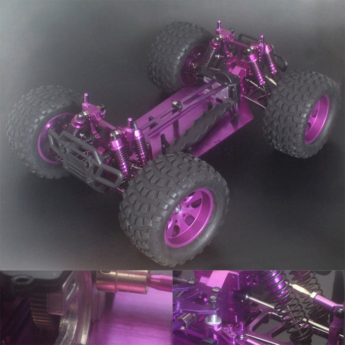HSP 94111PRO 1/10 4WD Electric Remote Control Monster Truck RC Car Frame Empty Chassis with Tires - KIT Assembly Version