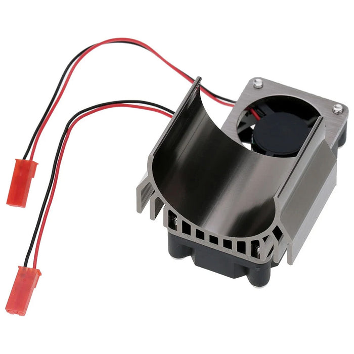Motor Heat Sink with 2 Cooling Fans for 1/10 HSP RC Car 540/550 3650 Motor