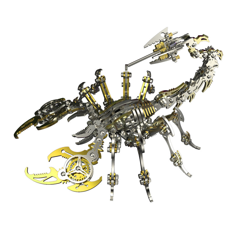 3D Puzzle DIY Model Kit Jigsaw Metal Scorpion King Mechanical Assembly Crafts-200PCS+ - EngineDIY