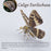 3D Metal Butterfly Model Kit, 3 In 1 Steampunk Butterfly (200PCS+/Taupe) - Caligo Eurilochusa, Kallima Inachus & Junonia Almana