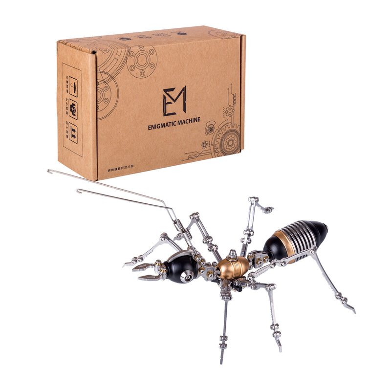 3D Metal Ant Model Kits, DIY Metal Puzzle, Assemble Model Jigsaw Kits-100 PCS - EngineDIY