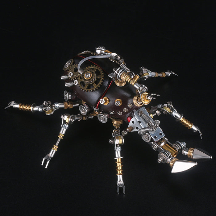 3D Puzzle Model Kit Mechanical Allomyrina Dichotoma Metal Games DIY Assembly Jigsaw Crafts Creative Gift - 324Pcs - enginediy