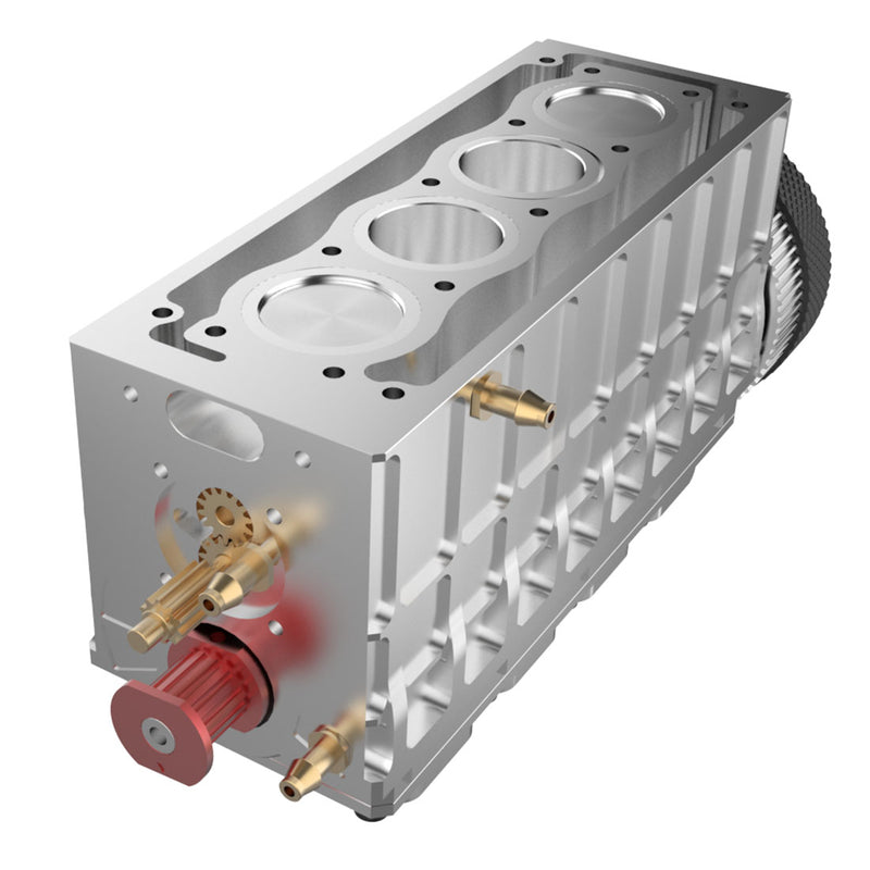 TOYAN FS-L400 Engine 14cc Inline 4 Cylinder 4 Stroke Nitro Engine Model - Assembled - EngineDIY