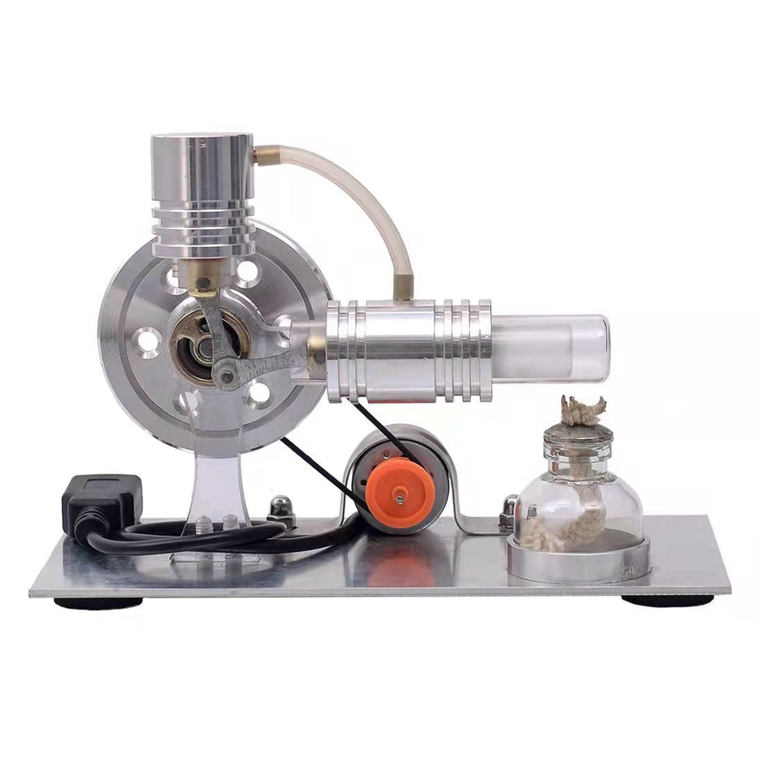 L-shape Stirling Engine Model with USB Connector and Night Light ...