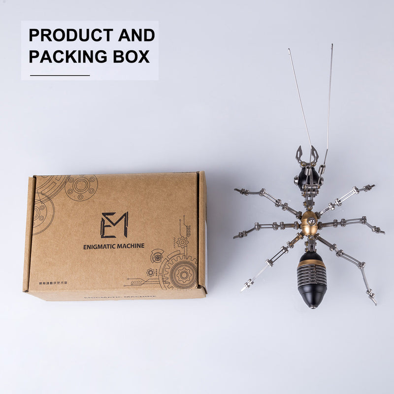 3D Metal Ant Model Kits, DIY Metal Puzzle, Assemble Model Jigsaw Kits-100 PCS - EngineDIY