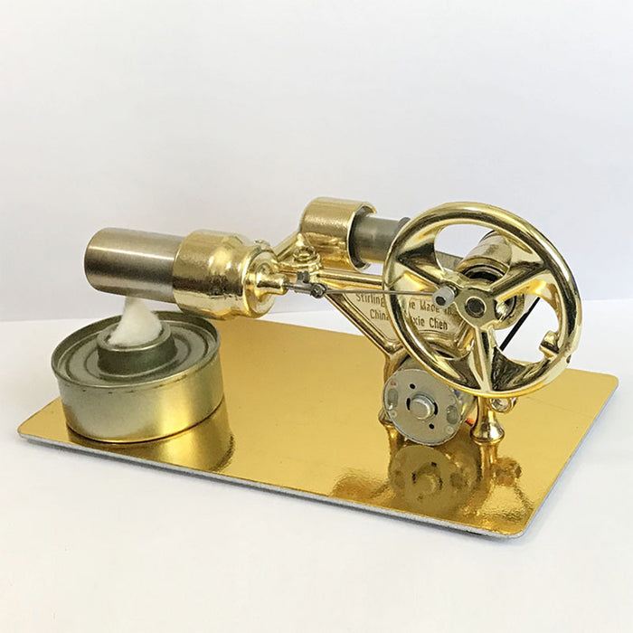Single Cylinder Stirling Engine Model Kit With LED for Science Experiment - enginediy