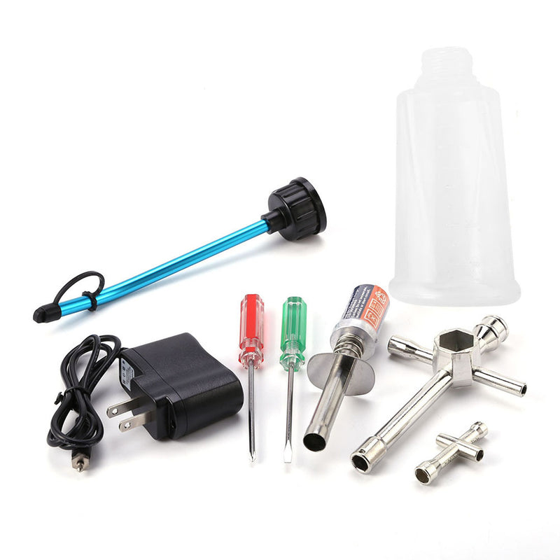 HSP Igniter Start Repair Tool Kit for 1:8 / 1:10 / 1:16 Scale RC Nitro Model Car - EU/US Plug - EngineDIY
