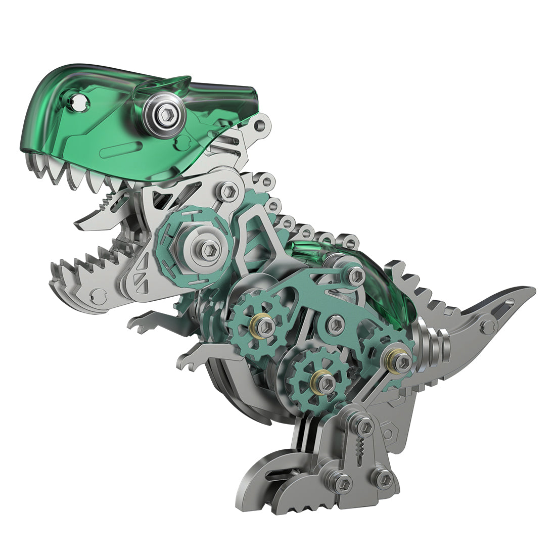 3D-Dinosaurier-Modellbausatz aus Metall, DIY-Tyrannosaurus Rex-Montagemodell – 160 Teile 