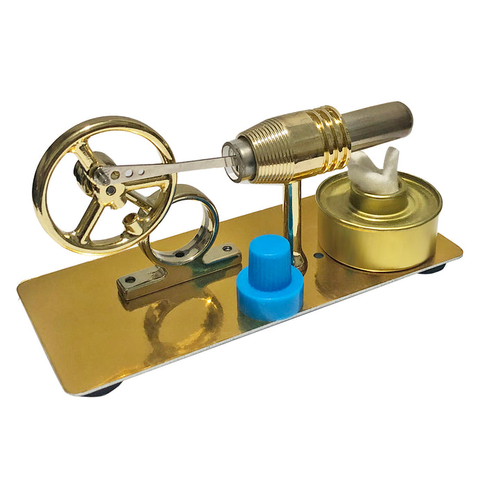 Hot-air Stirling Engine Simple Metal Motor External Combustion Model Toy