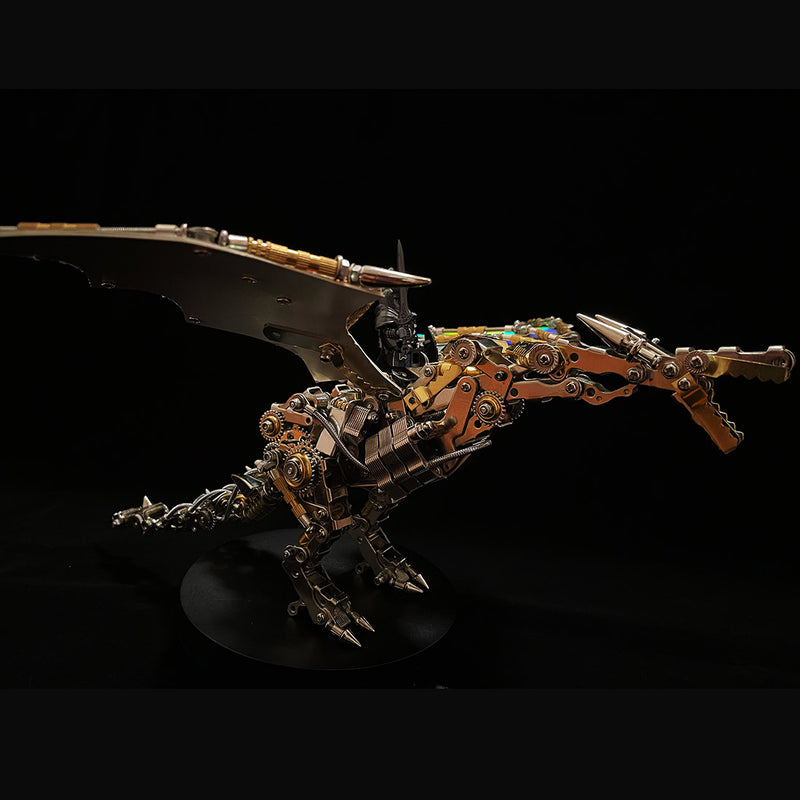 3D Metal Mechanical Steampunk Dragon Crafts DIY Assembly Model Kit Art Device-600PCS+