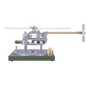 ENJOMOR Stirling Helicopter Model Kit Gamma Hot Air Stirling Engine Model DIY Assembly Model STEM Educational Toy - EngineDIY