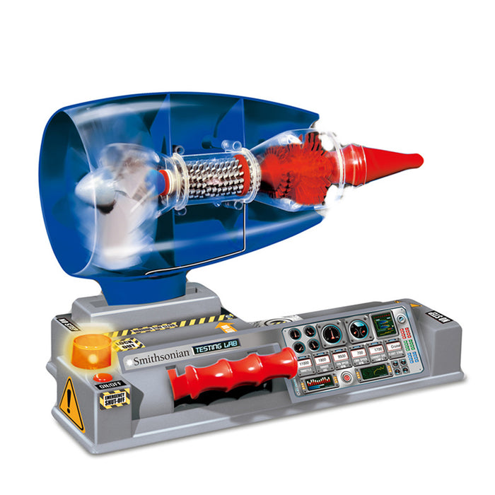 Smithsonian Jet Works Advanced Science Kit - Build Your Own Jet Engine - DIY Assembly Turbofan Jet Engine Model Kit