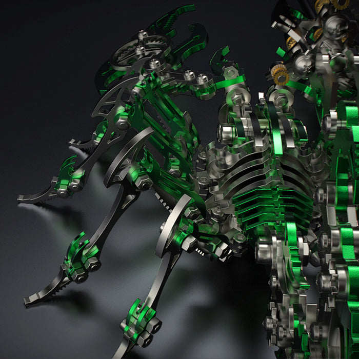 3D Puzzle DIY Model Kit Jigsaw Metal Scorpion King Mechanical Assembly Crafts-200PCS+