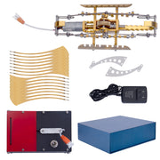 SeaArk Boat Model Kit That Works - Metal Ship Model Kit That Runs - Gear Drive Mechanical Model Boat Kit - EngineDIY