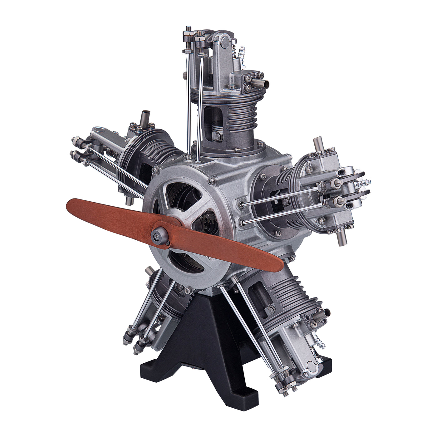 5 Cylinder Radial Engine Model Kit that Works - Build Your Own Radial ...