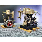 KACIO LS1-14 Single Cylinder Reciprocating Steam Engine Model for Model Ship Model Boat Above 60cm - EngineDIY