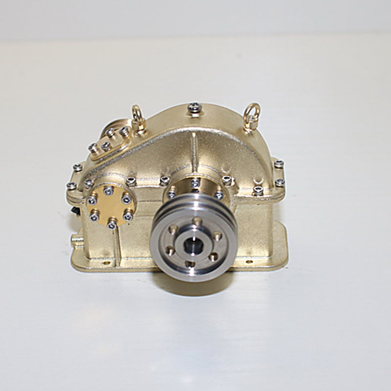 Mini Brass Gear Reducer for Steam Engine Internal Combustion Engine Model - EngineDIY
