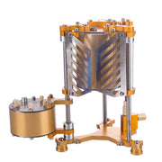 ENJOMOR Watt Steam Engine Reactor Model Steam Pump with Boiler Generator Scientific Educational Toys for Desktop Decor - EngineDIY