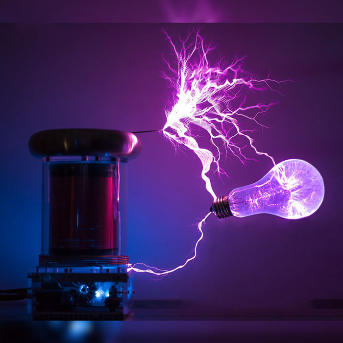 Tesla Music Coil with 20cm Lightning Storm Experimenting Device Teaching Tool Desktop Toy