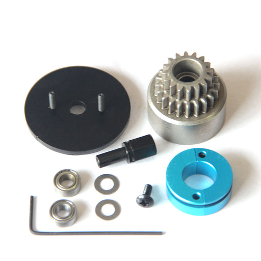 Double Gears Clutch Assembly RC Model Ship Upgrade Part for TOYAN FS-L200 Double-cylinder 4-stroke Methanol Engine Model - enginediy