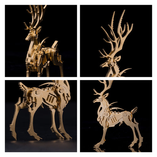3D Metal Elk Model Kit - Make Your Own Advent Calendar– EngineDIY