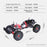 1/10 2.4G 40KM/H 4WD RC Crawler Car Metal Off-road Vehicle High and Low Differential RC Climbing Car Toy with Dual Battery