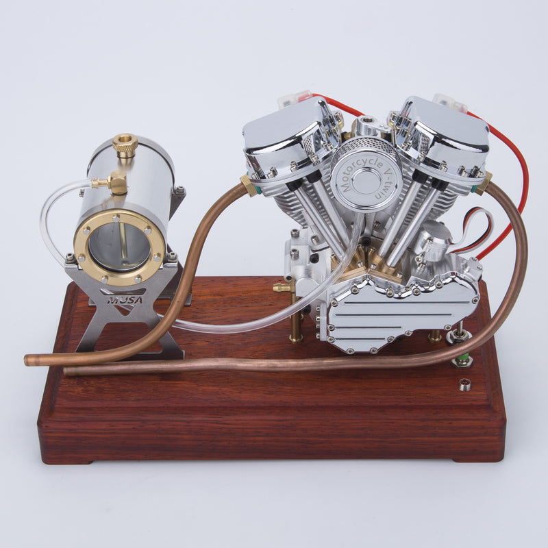 CISON FG-VT9 9cc V2 Engine and Original Parts V-twin 4-Stroke Air-cooled Motorcycle Engine - EngineDIY