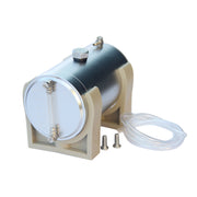 140ml Metal Oil Tank Fuel Container with Oil Level Display and 2 x 4mm Oil Pipe for Engine Model / Gasoline Powered RC Cars Boats - EngineDIY