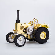 T16 Antique Roller Tractor Model with 1.6cc Mini Horizontal Air-cooled Single-cylinder Gasoline IC Engine - EngineDIY