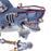 3D Metal Model Kit Mechanical Shark DIY Games Assembly Puzzle Jigsaw Creative Gift - 217Pcs - enginediy