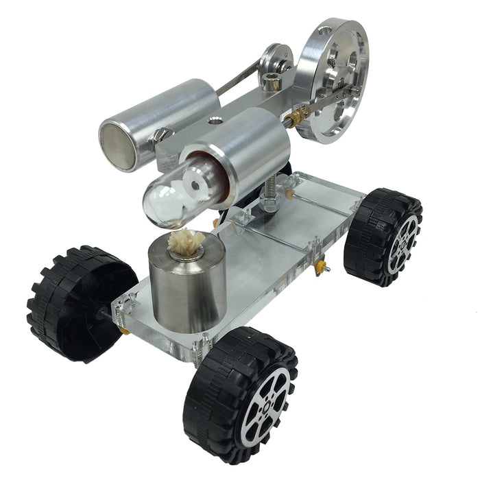 Stirling Engine Car Model Stirling Engine Motor Model Physical Experiment Science Education Toy Gift - Enginediy