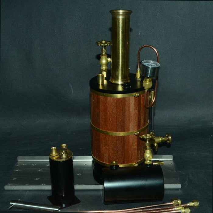Vertical Boiler Steam Boiler Model for Steam Ship Engine Model - 230ml - enginediy