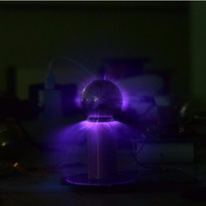 Mini Tesla Music Coil Artificial Lightning Generator Experimenting Device Teaching Tool Desktop Toy