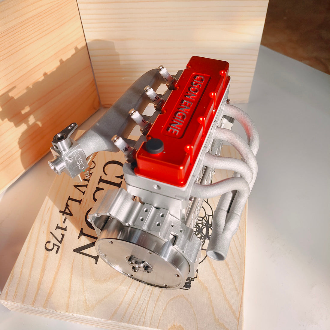 CISON L4-175 17.5cc OHV L4 RC Gasoline Engine Model 8,000rpm - EngineDIY