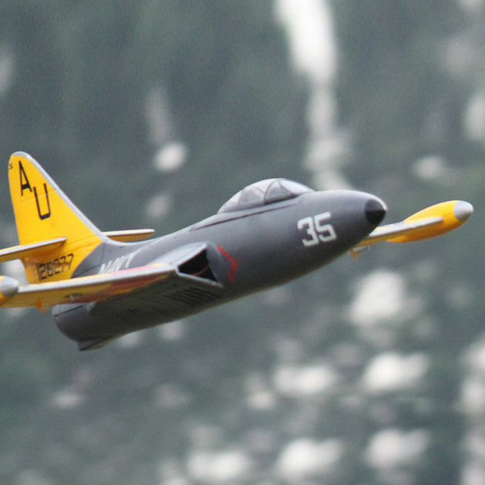 Freewing F9F RC Plane 64mm EDF Jet 3CH Hand Throwing Airplane Mode - PNP Version