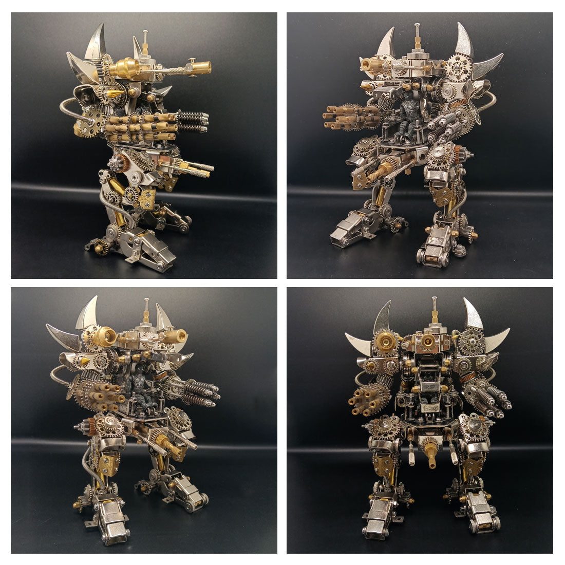 3D Metal Mechanical Puzzle Magnetic Mecha DIY Assembly Model Kit for K ...