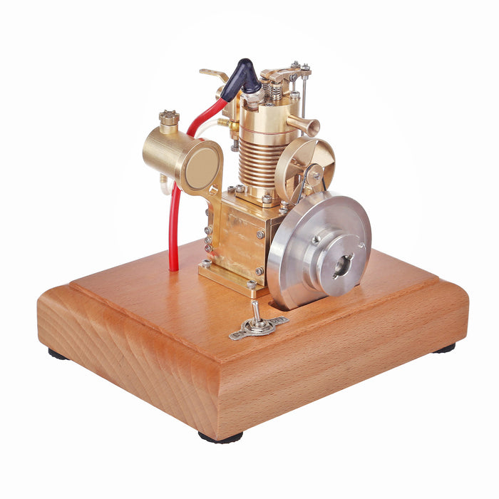 M16 1.6cc Mini 4 Stroke Gasoline Engine Model Vertical Air-cooled Single-cylinder Engine with Wooden Base