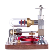 ENJOMOR Speed-Controlled Single Cylinder Stirling Engine Model with Ball Bearing Flywheel - STEM Toys - EngineDIY
