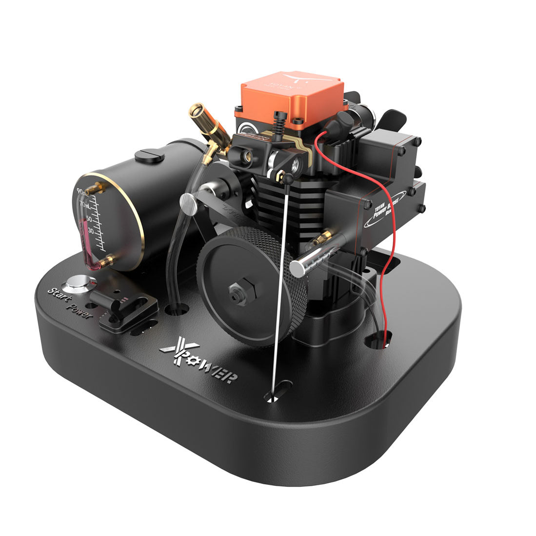 Enginediy Toyan Engine FS-S100 4 Stroke RC Engine Set Kit with Base ...