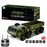 HG P802 1:12 2.4G RC Militray Truck 8x8 Remote Control Truck Model Heavy-duty Wheeled All Terrin Truck Kit - Sound and Light Version