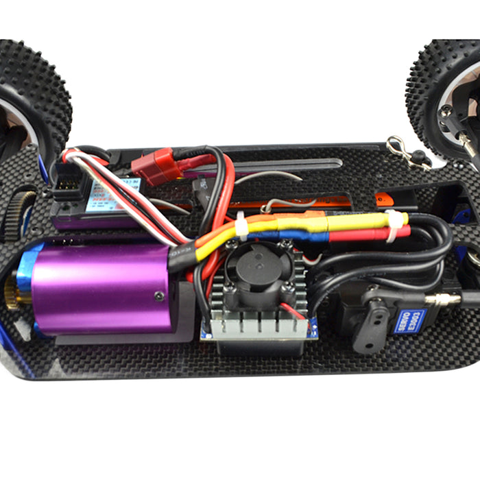 VRX RH1017PR 1/10 Scale 4WD Brushless Off-road Vehicle High Speed 2.4G RC Car with 60A ESC and 3650 Motor - RTR Version - enginediy