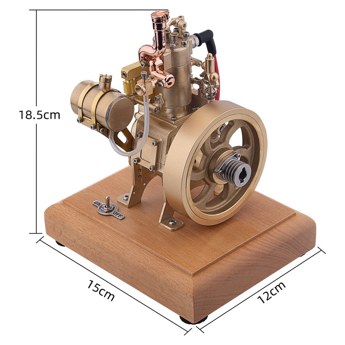 Single Cylinder Vacuum Engine – Greeny's Engines
