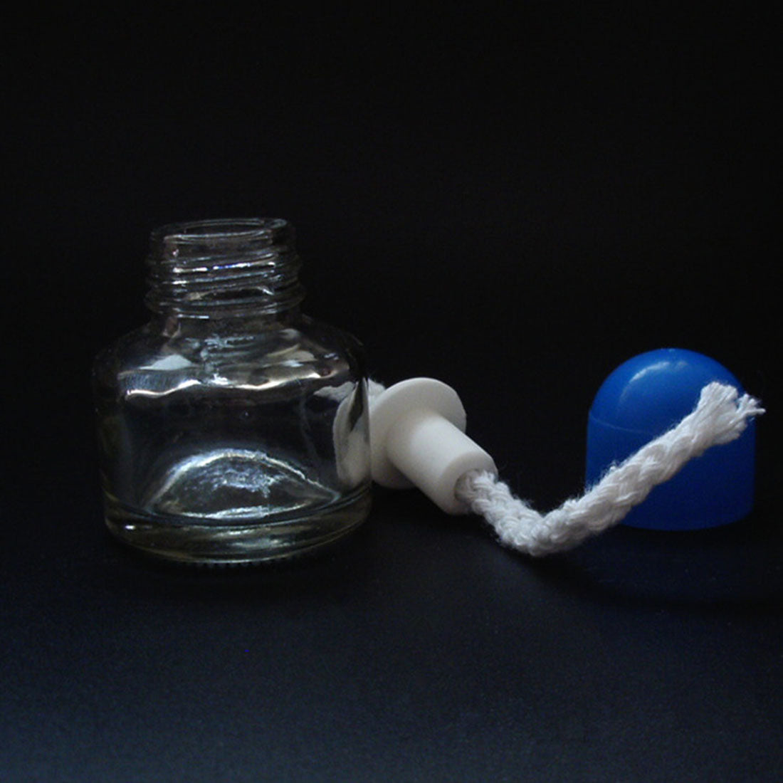 Brûleur à alcool en verre épais 40 x 65 mm 25 ml, lampe chauffante à alcool pour moteur Stirling à combustion externe